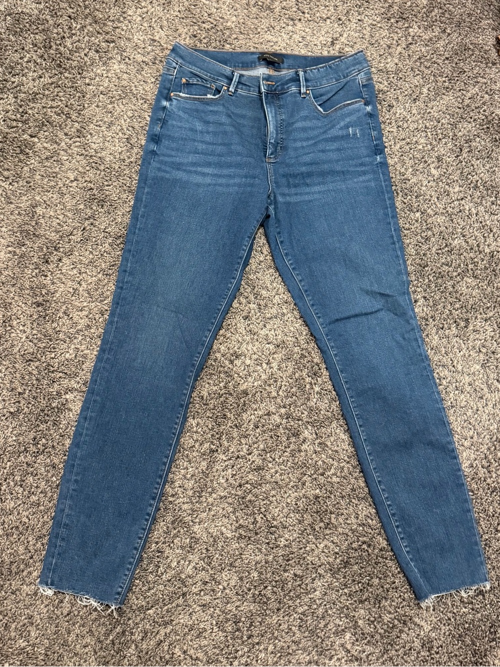Classic High-Rise Women's Blue Skinny Jeans Ann Taylor